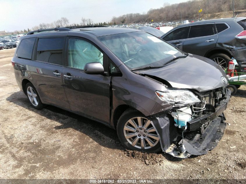 2017 TOYOTA SIENNA XLE - 5TDDZ3DC0HS163348
