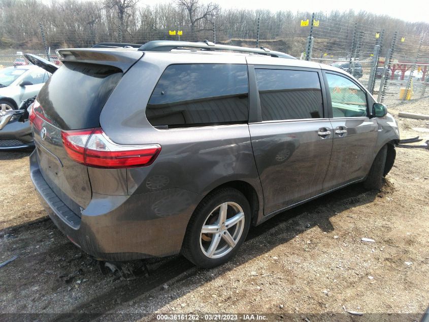 2017 TOYOTA SIENNA XLE - 5TDDZ3DC0HS163348