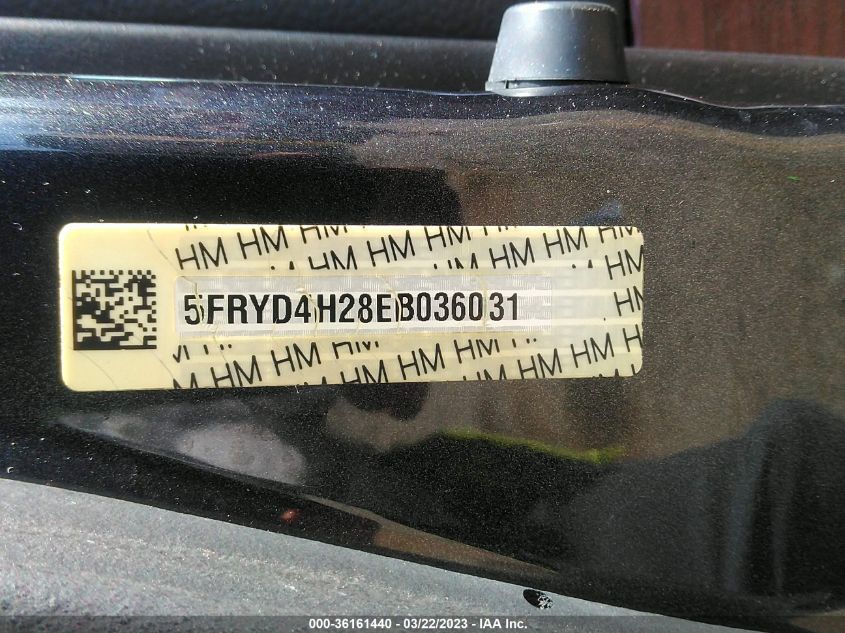 2014 ACURA MDX - 5FRYD4H28EB036031