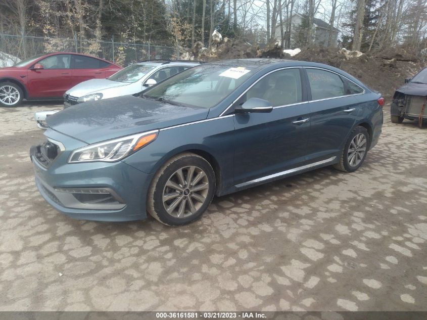 2016 HYUNDAI SONATA 2.4L LIMITED - 5NPE34AF3GH328632