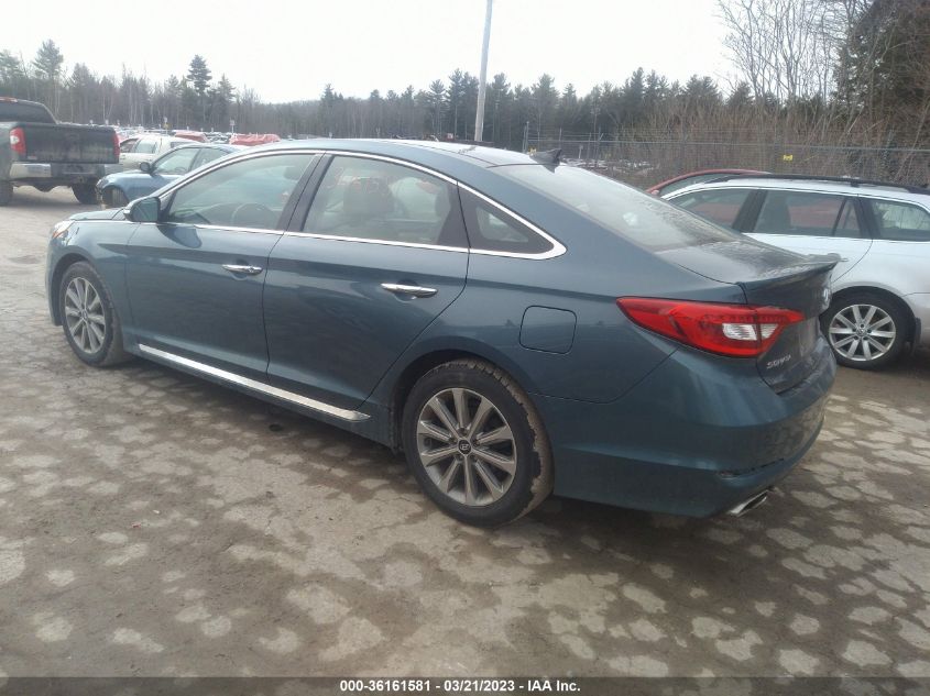 2016 HYUNDAI SONATA 2.4L LIMITED - 5NPE34AF3GH328632