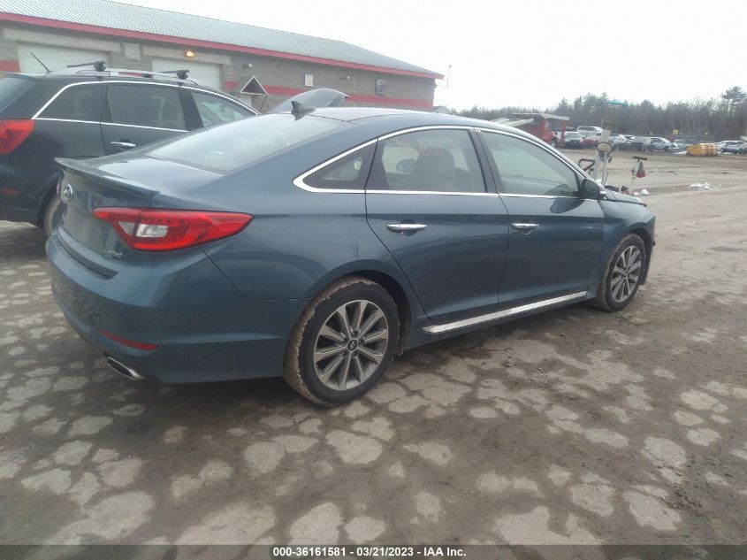 2016 HYUNDAI SONATA 2.4L LIMITED - 5NPE34AF3GH328632