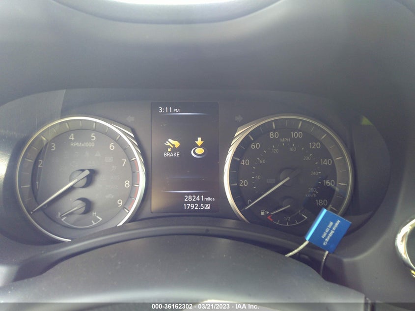 VIN JN1EV7AP6JM360818 2018 INFINITI Q50 3.0T LUXE