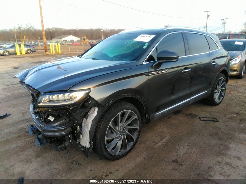VIN 2LMPJ8LP8KBL54000 2019 LINCOLN NAUTILUS RESERVE