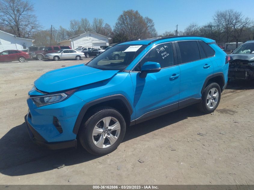 VIN 2T3W1RFV9KC022707 2019 TOYOTA RAV4 XLE