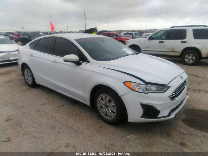 2019 FORD FUSION S - 3FA6P0G72KR246842