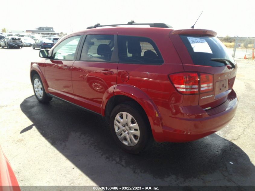 2017 DODGE JOURNEY SE - 3C4PDCAB6HT562035