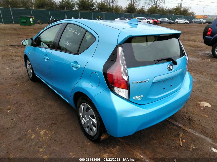 2015 TOYOTA PRIUS C ONE/TWO/THREE/FOUR - JTDKDTB39F1092928