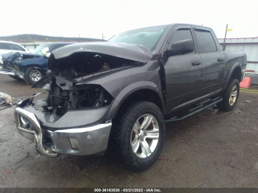 2015 RAM 1500 OUTDOORSMAN - 1C6RR6LT5FS630591