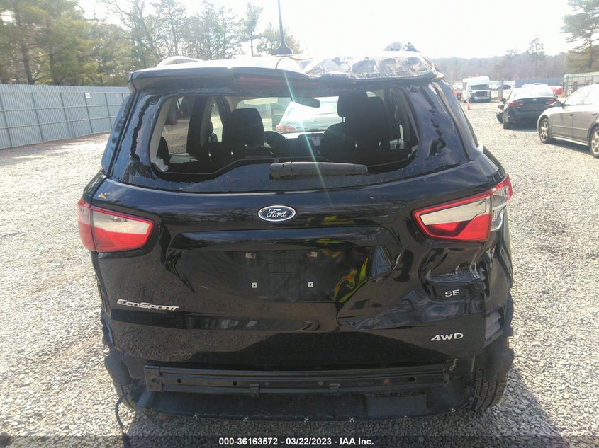 VIN MAJ6S3GL9KC270714 2019 FORD ECOSPORT SE