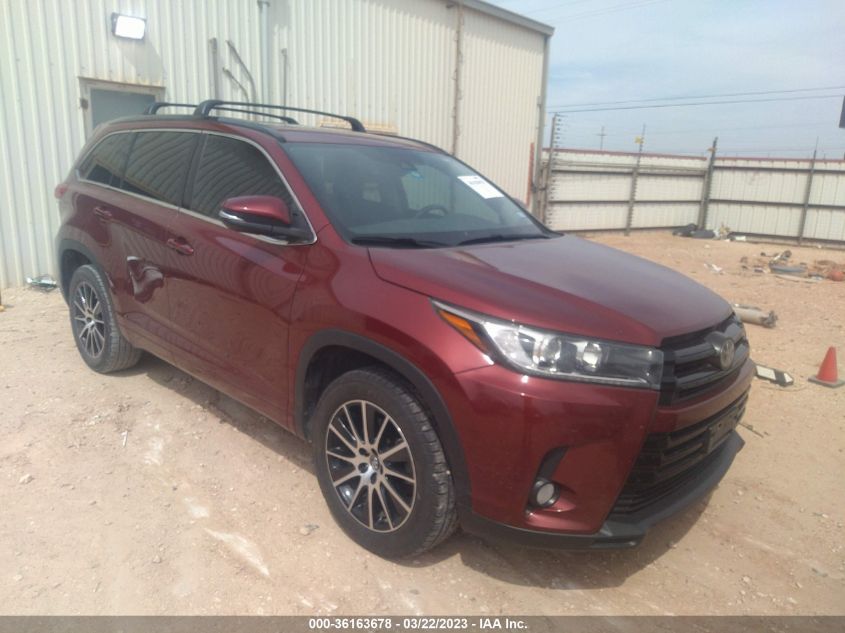 2018 TOYOTA HIGHLANDER SE/XLE - 5TDKZRFH0JS532704