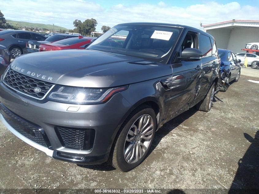 VIN SALWR2RV7KA850255 2019 LAND ROVER RANGE ROVER SPORT HSE