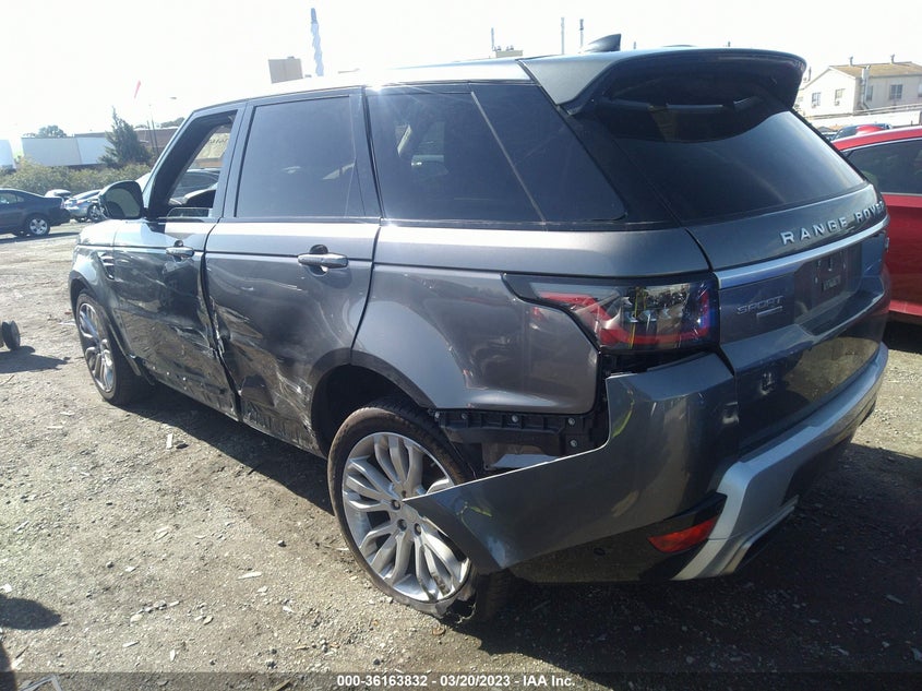 VIN SALWR2RV7KA850255 2019 LAND ROVER RANGE ROVER SPORT HSE