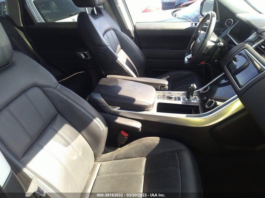 VIN SALWR2RV7KA850255 2019 LAND ROVER RANGE ROVER SPORT HSE