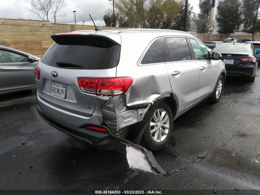 2017 KIA SORENTO LX V6 - 5XYPG4A58HG293292