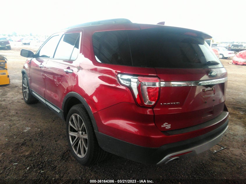 VIN 1FM5K7F89HGD04447 2017 FORD EXPLORER LIMITED