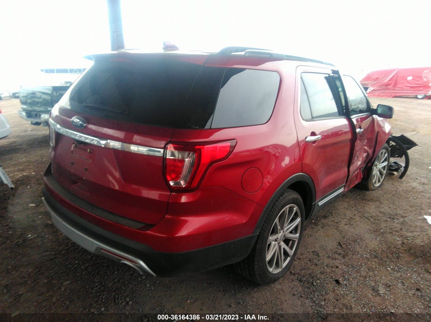 VIN 1FM5K7F89HGD04447 2017 FORD EXPLORER LIMITED