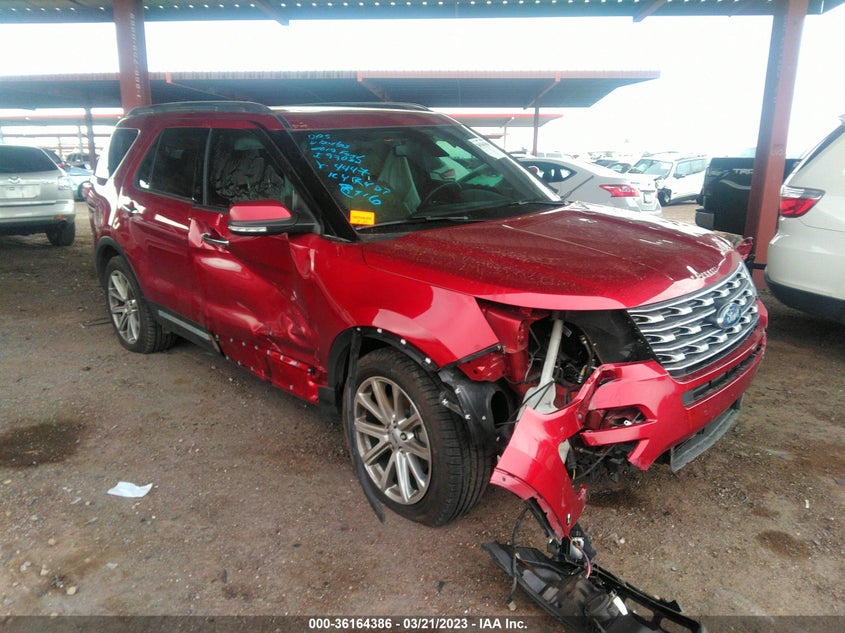 VIN 1FM5K7F89HGD04447 2017 FORD EXPLORER LIMITED