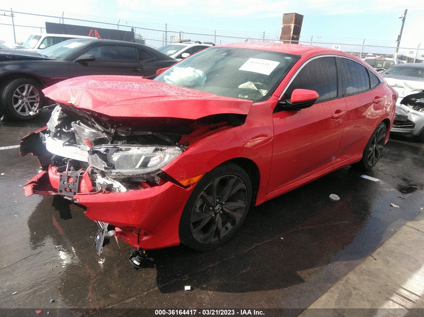 VIN 2HGFC2F80KH512805 2019 HONDA CIVIC SEDAN SPORT