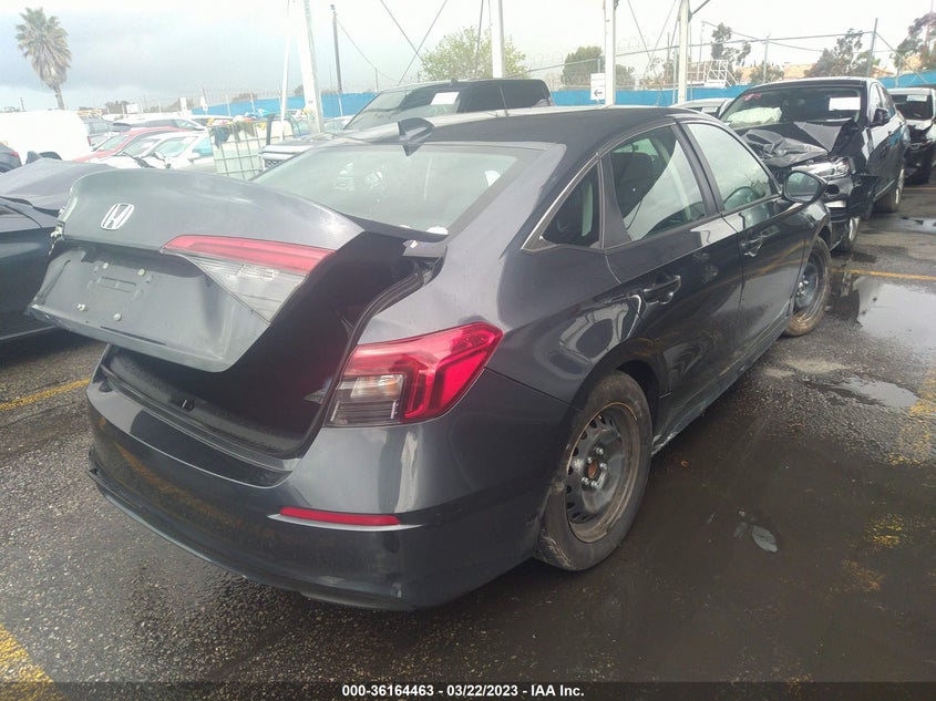 VIN 2HGFE2F22NH518311 2022 HONDA CIVIC SEDAN LX