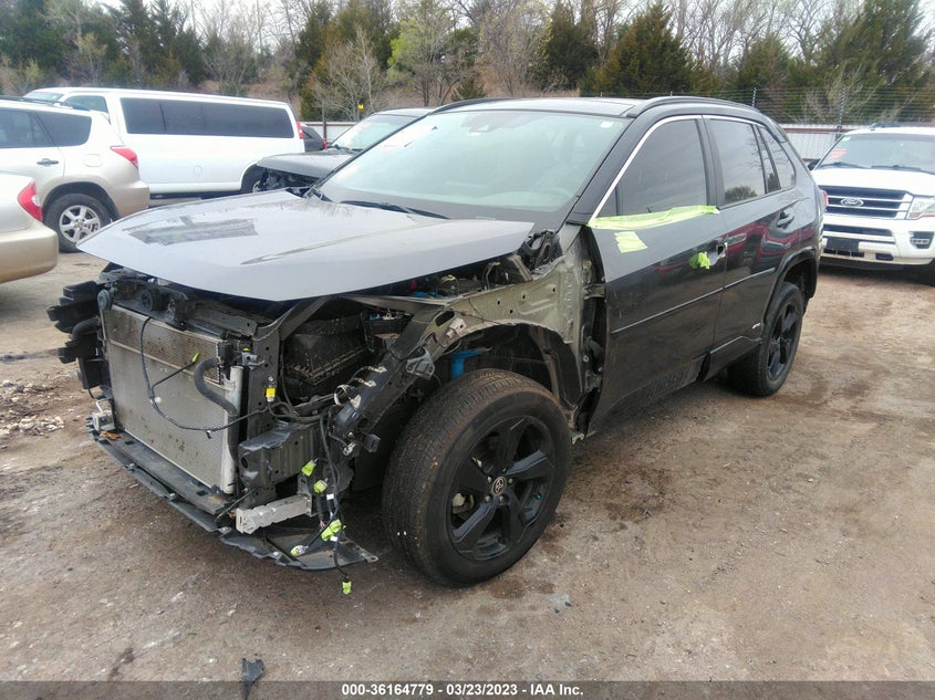 VIN 4T3E6RFV2MU033143 2021 TOYOTA RAV4 HYBRID XSE