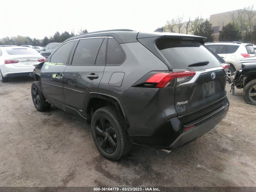 VIN 4T3E6RFV2MU033143 2021 TOYOTA RAV4 HYBRID XSE