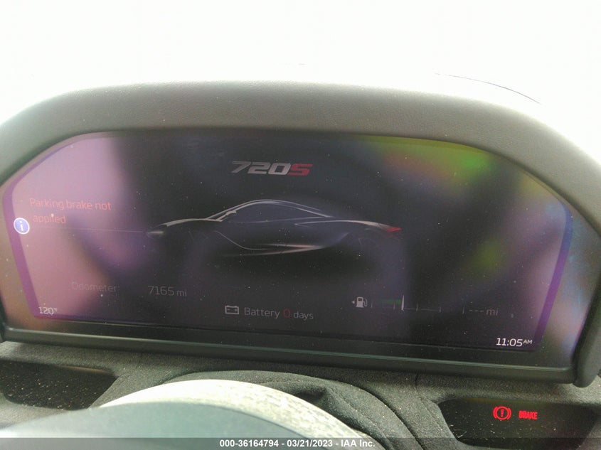 2021 MCLAREN 720S VIN: SBM14FCA1MW006321