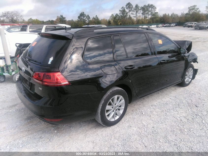 2016 VOLKSWAGEN GOLF SPORTWAGEN TSI S 3VWC17AU1GM517882