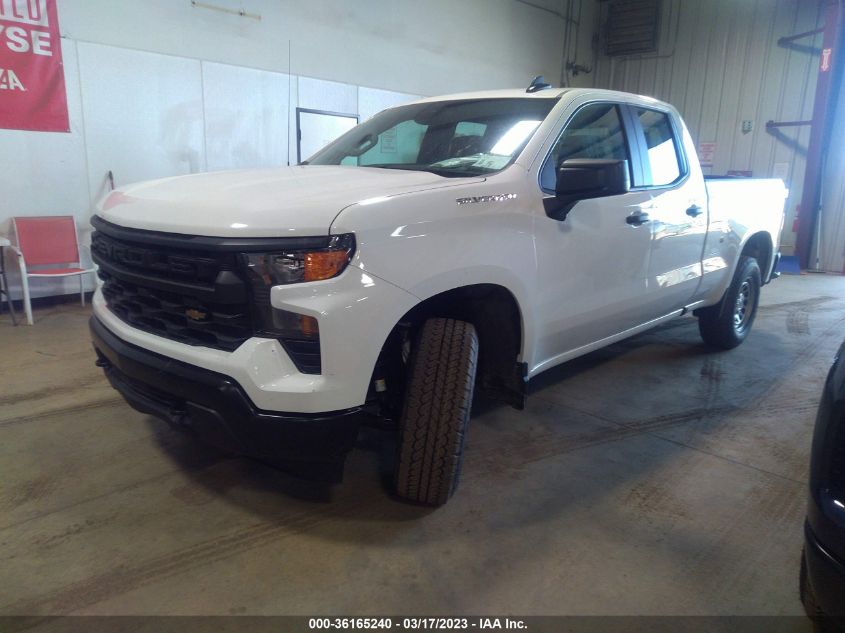 2023 CHEVROLET SILVERADO 1500 WORK TRUCK - 1GCRDAEK9PZ157463
