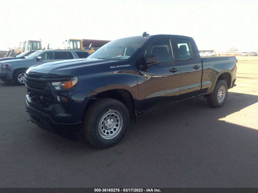 2023 CHEVROLET SILVERADO 1500 WORK TRUCK - 1GCRDAEK2PZ205143
