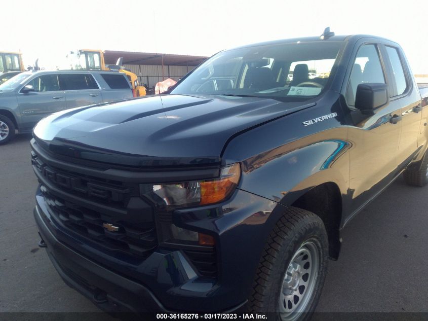2023 CHEVROLET SILVERADO 1500 WORK TRUCK - 1GCRDAEK2PZ205143