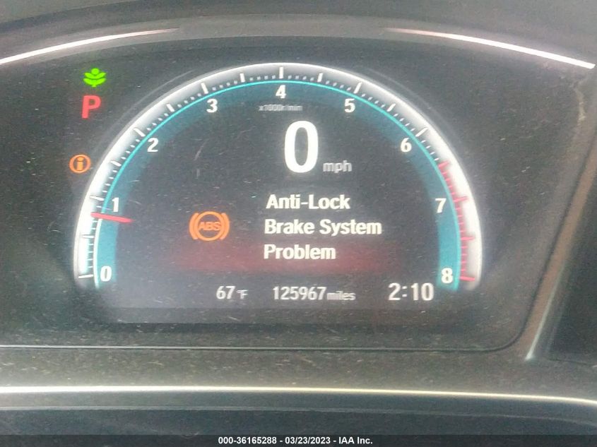 2018 HONDA CIVIC HATCHBACK EX - SHHFK7H51JU218981