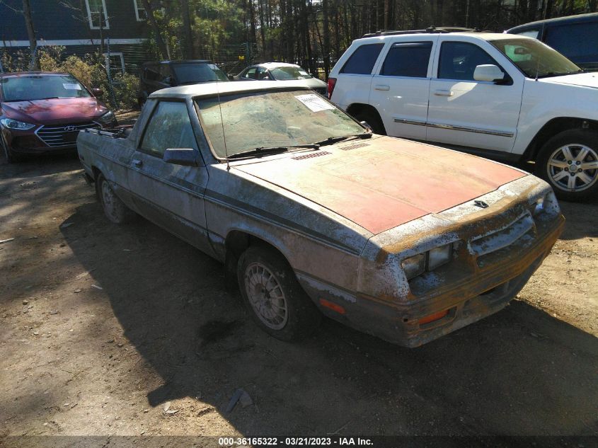 1B7EZ64C7ED290241 DODGE RAMPAGE Photo 1