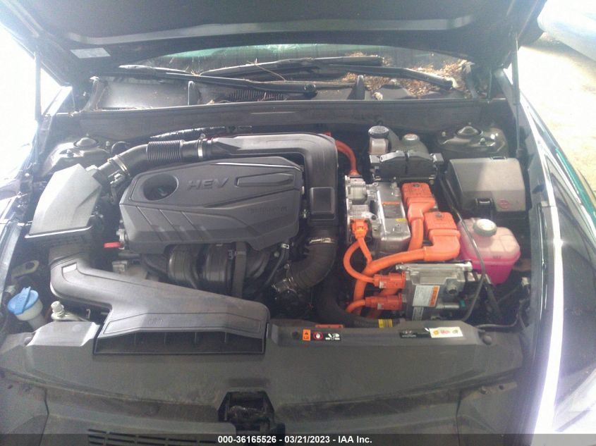 2021 HYUNDAI SONATA HYBRID BLUE - KMHL24JJ2MA035494
