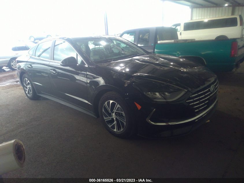 2021 HYUNDAI SONATA HYBRID BLUE - KMHL24JJ2MA035494
