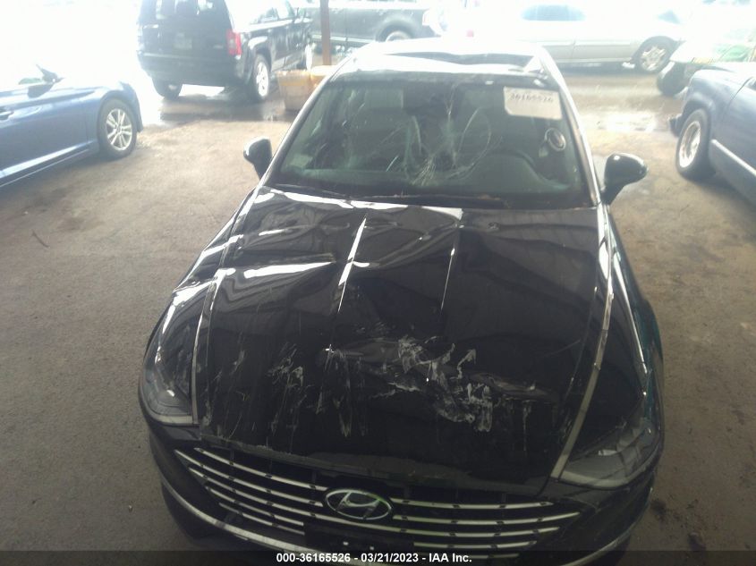 2021 HYUNDAI SONATA HYBRID BLUE - KMHL24JJ2MA035494
