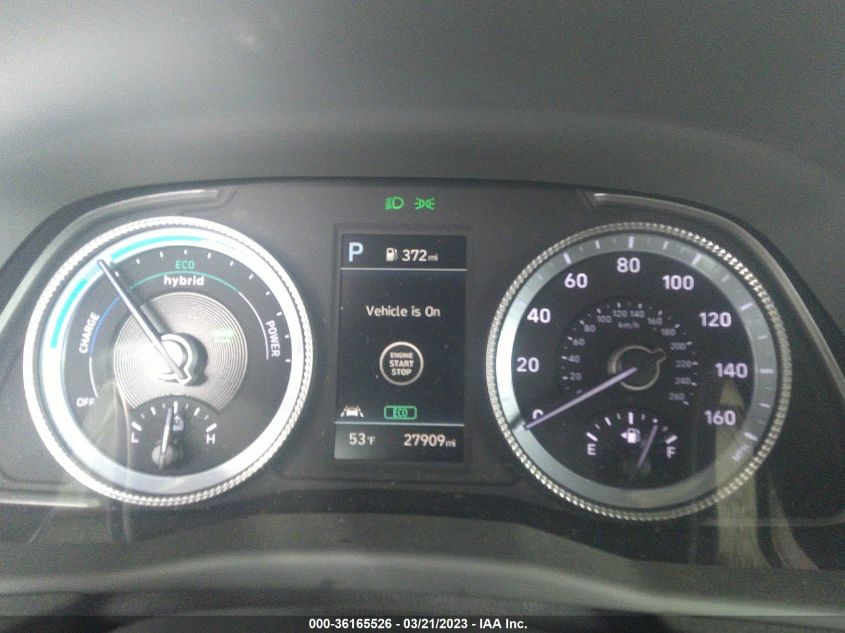 2021 HYUNDAI SONATA HYBRID BLUE - KMHL24JJ2MA035494