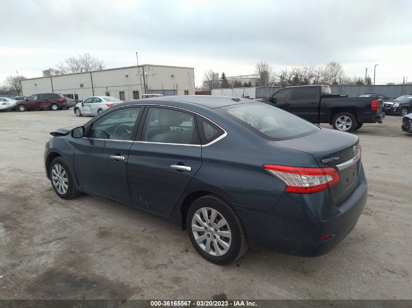 2015 NISSAN SENTRA SR/SL/S/SV/FE+ S - 3N1AB7AP6FL669973