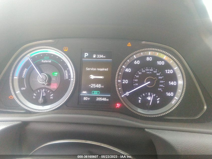 2021 HYUNDAI SONATA HYBRID SEL - KMHL34JJ5MA032036