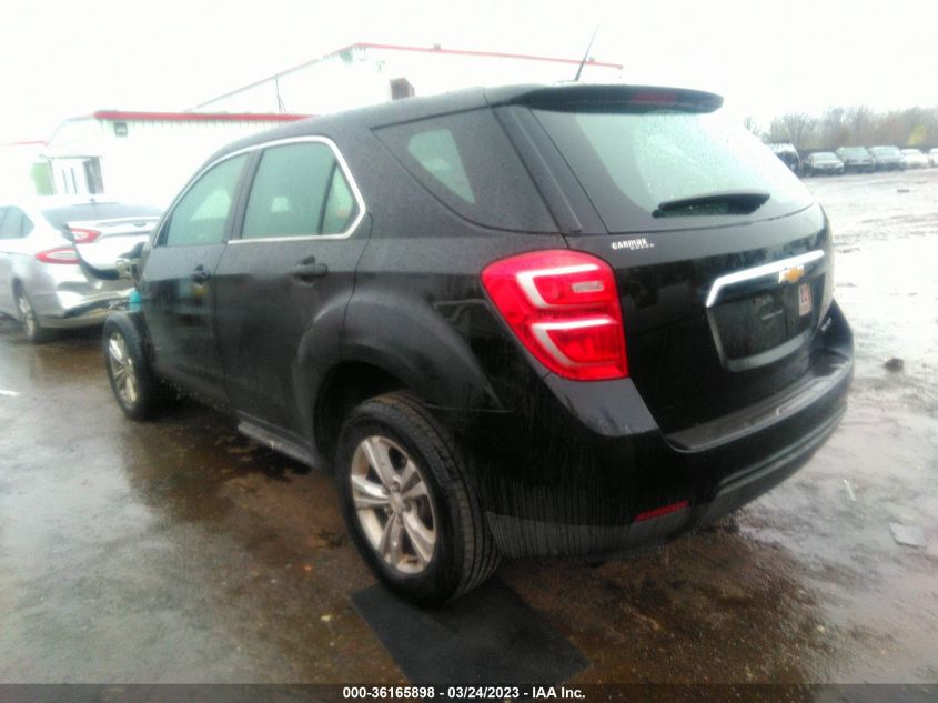 2016 CHEVROLET EQUINOX LS - 2GNALBEK0G6145534