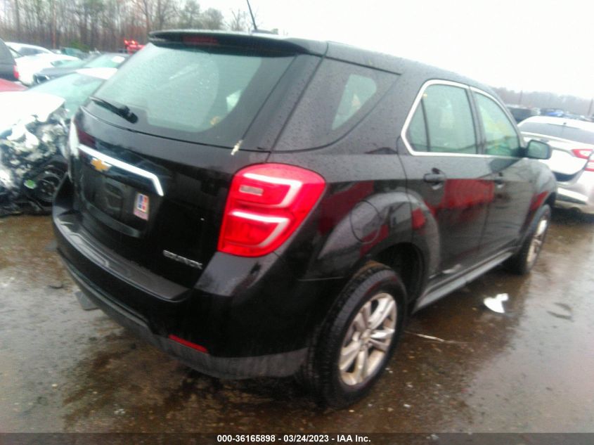 2016 CHEVROLET EQUINOX LS - 2GNALBEK0G6145534