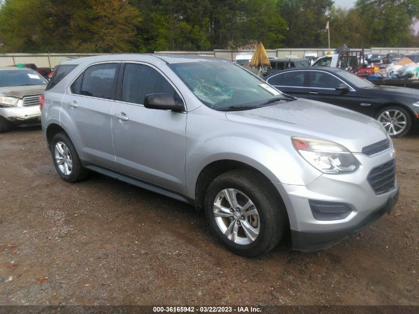 2016 CHEVROLET EQUINOX LS - 2GNALBEKXG1152195