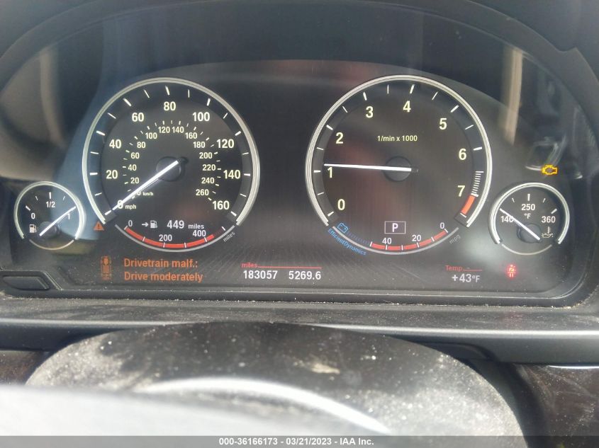 2013 BMW 5 SERIES 528I XDRIVE - WBAXH5C55DDW13724