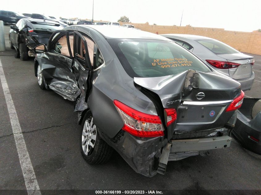 2015 NISSAN SENTRA S - 3N1AB7AP7FY315477