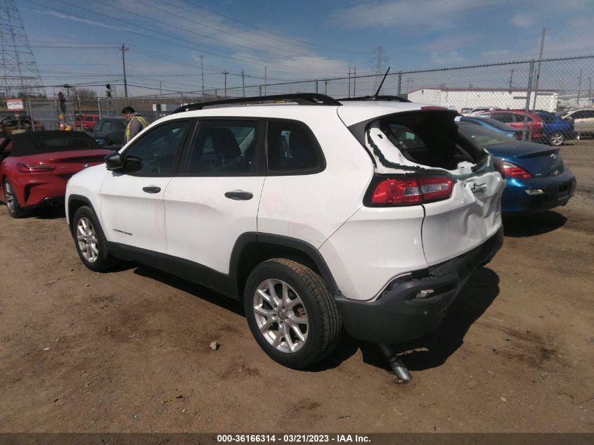 2015 JEEP CHEROKEE SPORT - 1C4PJLAB6FW596833