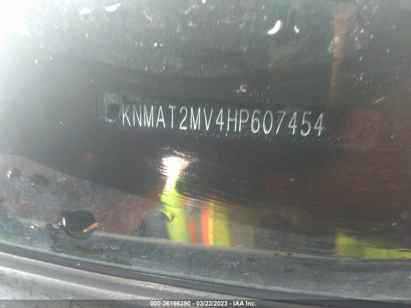 VIN KNMAT2MV4HP607454 2017 NISSAN ROGUE S