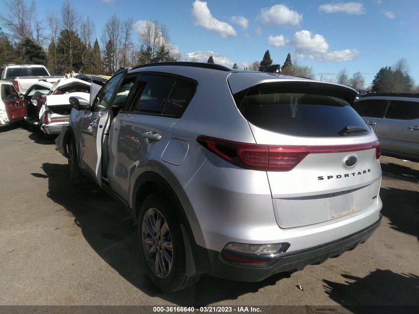 VIN KNDP6CAC1M7859134 2021 KIA SPORTAGE S