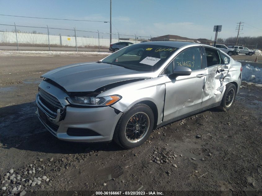 2014 FORD FUSION S - 3FA6P0G79ER101849