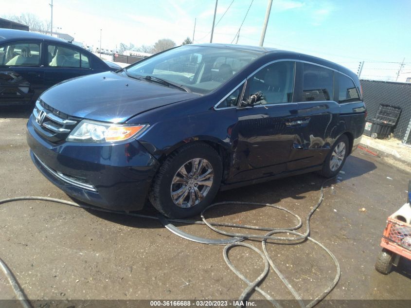 2014 HONDA ODYSSEY EX-L - 5FNRL5H61EB049902