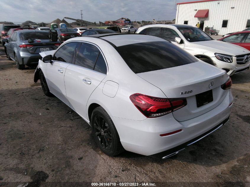 2020 MERCEDES-BENZ A-CLASS A 220 W1K3G4EB1LW043747